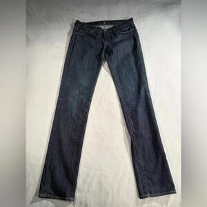 7 For All Mankind Jeans Model Off Duty Women’s Roxanne Size 28x31 Straight Leg